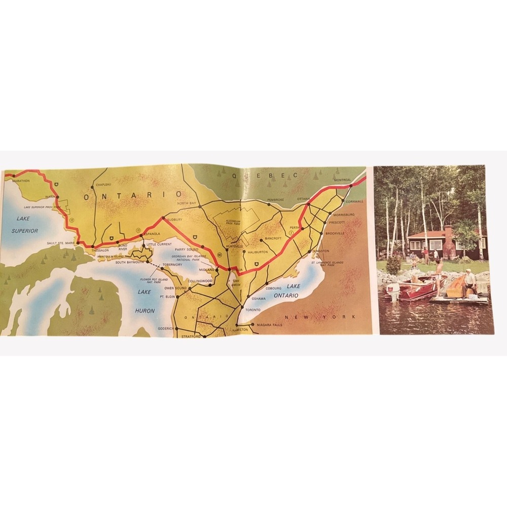 Adventure Along The Trans-Canada‎ Highway Travel Brochure 1960s Vintage Tourism - Picture 5 of 6